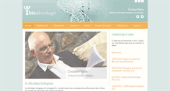 Desktop Screenshot of biodecodage.com